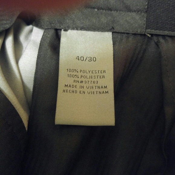 Never worn grey pleated and cuffed Savane slacks. - Picture 5 of 5